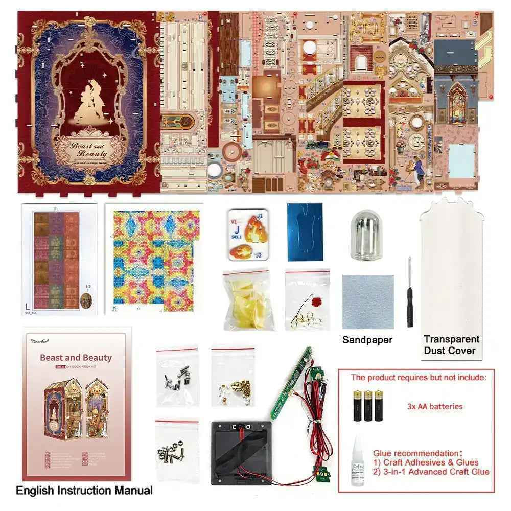 Beauty And Beast DIY Book Nook Kit