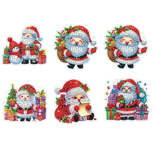 🎄Christmas Diamond Painting Fridge Magnet(6PCS)