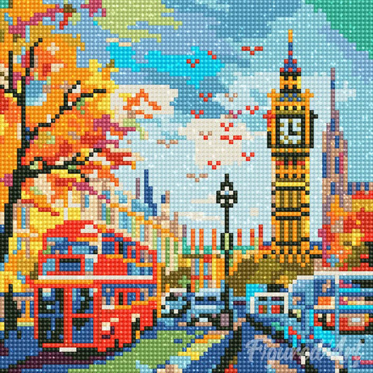 Mini Diamond Painting - Autumn in London City