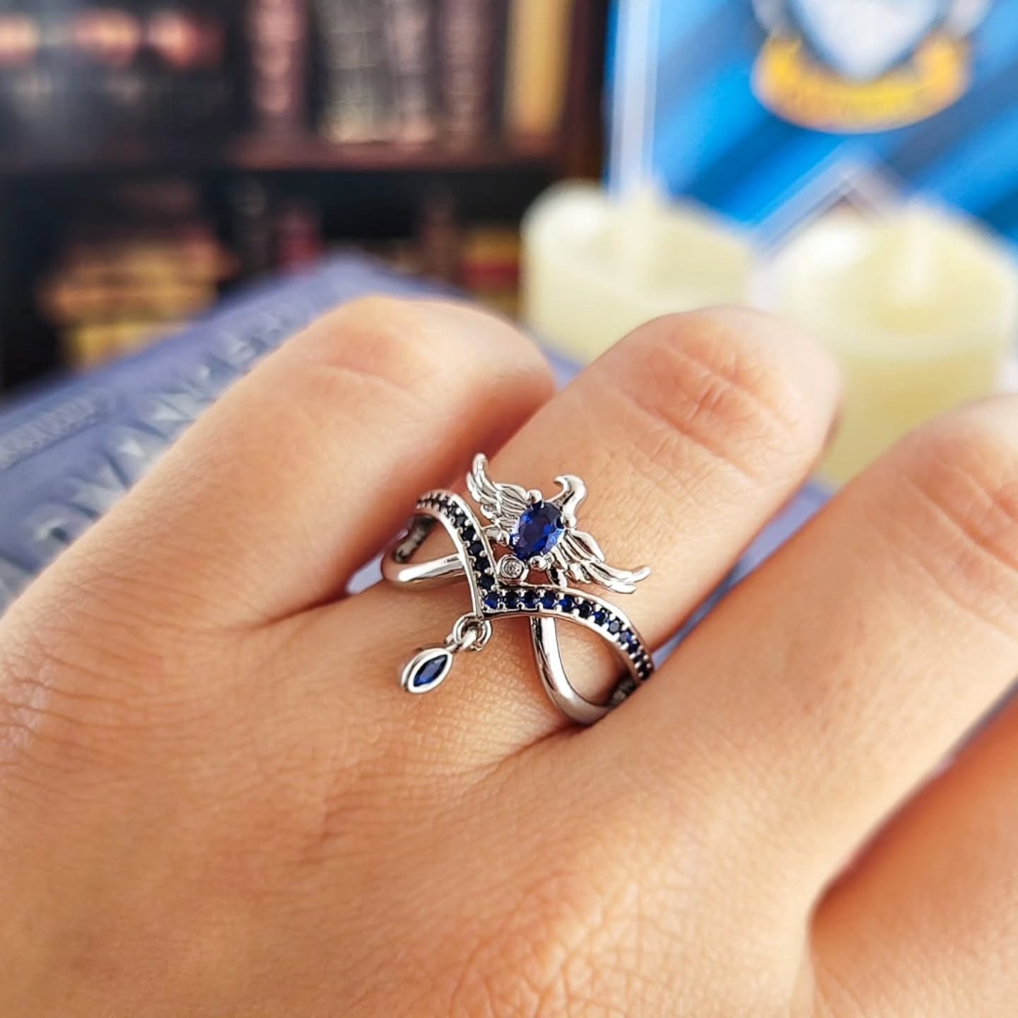 👑 A Ring That Tells Your Story-Wizard House Ring Collection