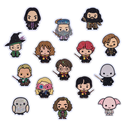 ✨ Harry Potter Diamond Painting Stickers (Set of 15)