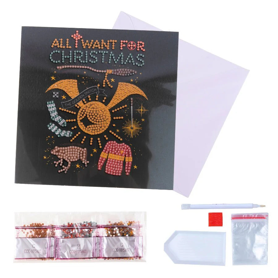 Magical Hogwarts DIY Diamond Painting Greeting Cards(8PCS)