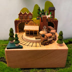Wooden Music Box – Country Series Fairy Tale Town Melody Box