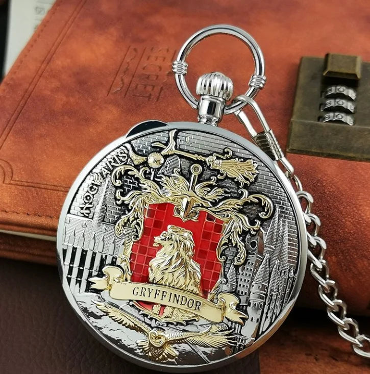 Wizard House Pocket Watch Music Box – 4 House Collection