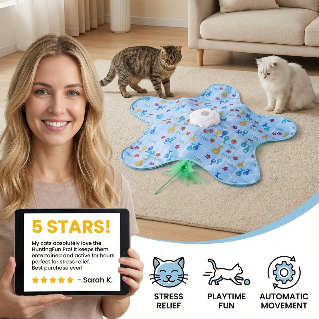 Interactive Star Cat Toy – Chew & Hunting Enrichment Toy