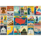 USA 250th Anniversary Vintage Poster Puzzle – 1000 Piece Collector's Edition