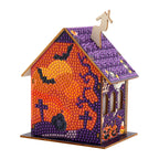 Pumpkin Glow Manor | DIY Halloween Diamond Art House Kit