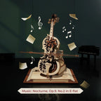 Magic Cello Wooden Music Box DIY Kit