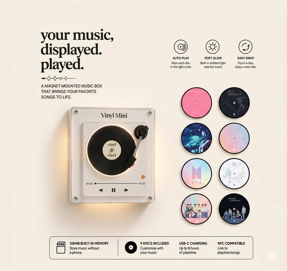 Magnetic Levitating Music Player – Creative Bluetooth Speaker & Home Decor
