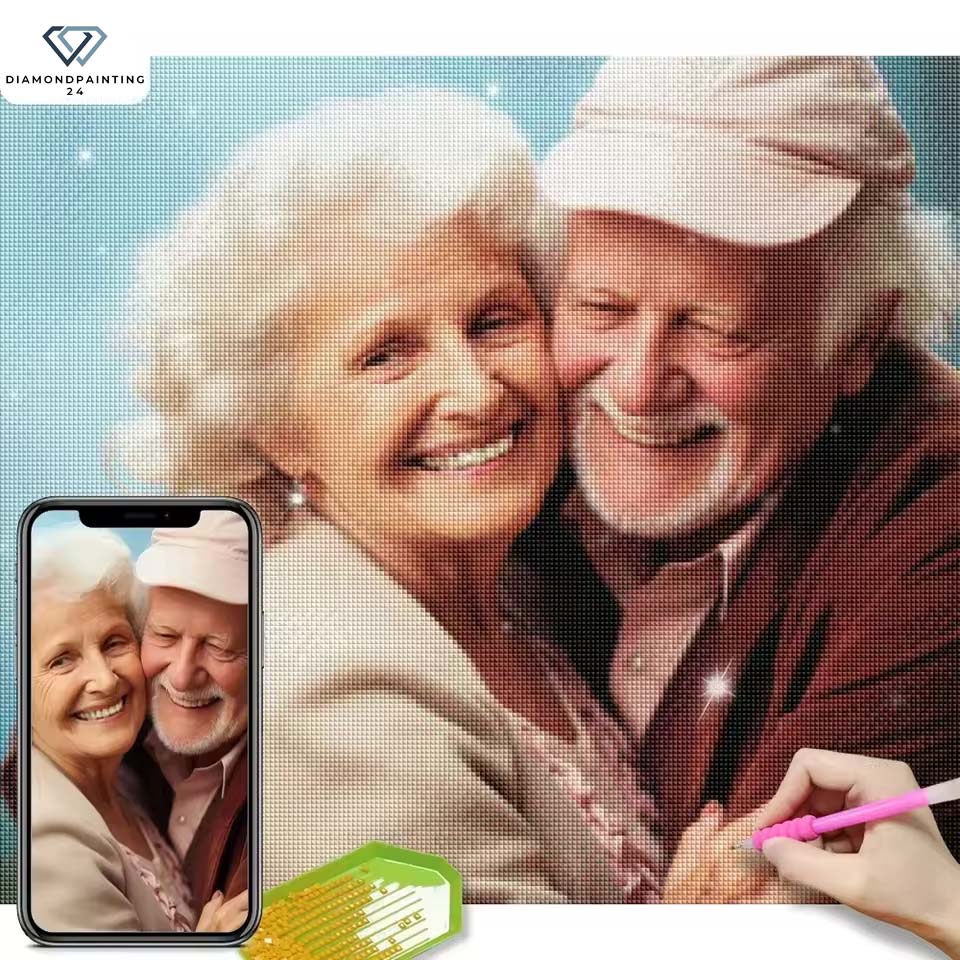 Custom Diamond Painting Kit – Personal Photo or Design