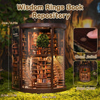 Book Nook DIY Kit – Wisdom Book Repository 3D Miniature