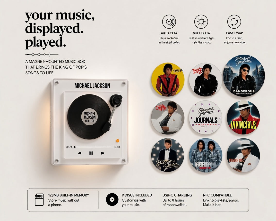 Magnetic Levitating Music Player – Creative Bluetooth Speaker & Home Decor