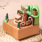 Wooden Music Box – Country Series Fairy Tale Town Melody Box