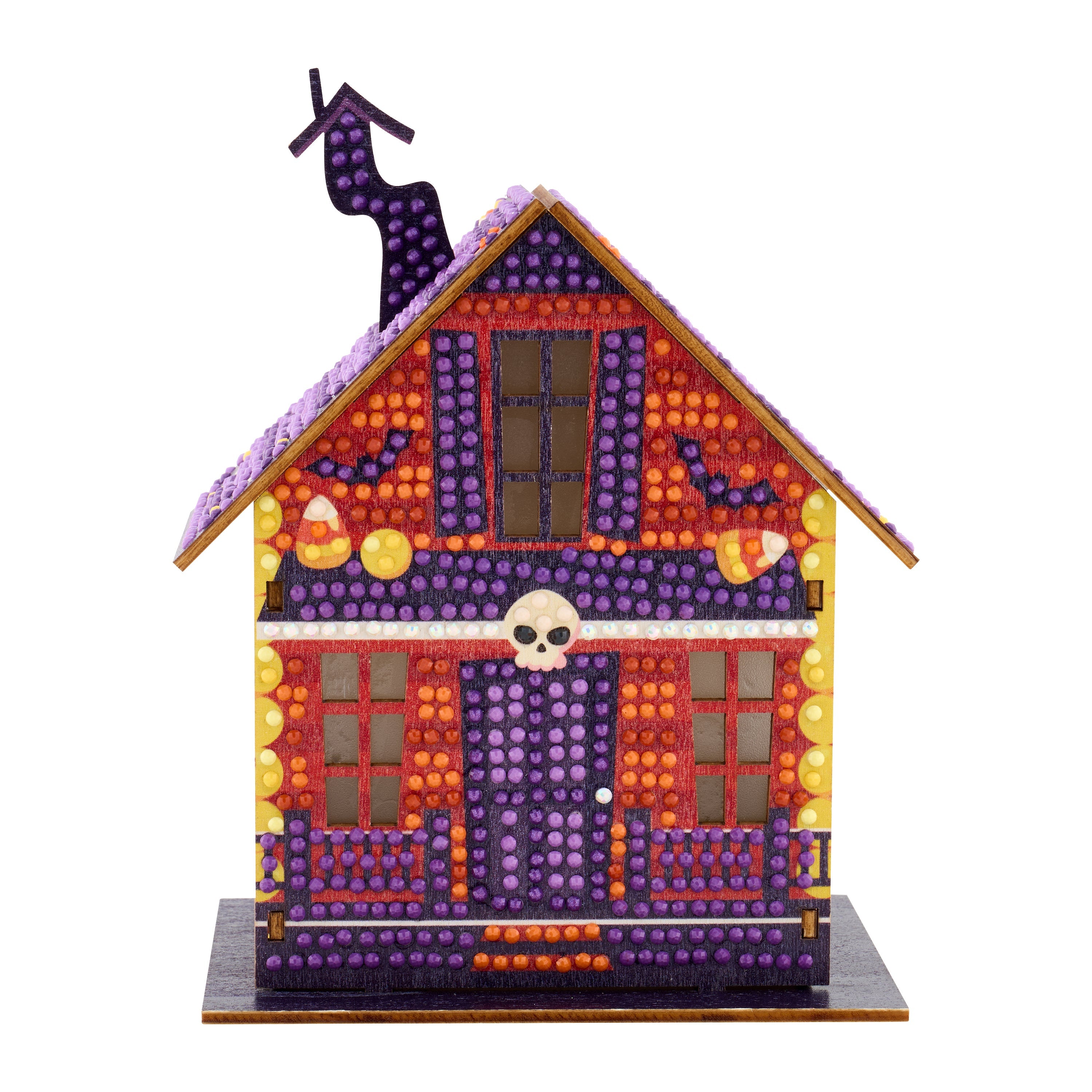 Pumpkin Glow Manor | DIY Halloween Diamond Art House Kit