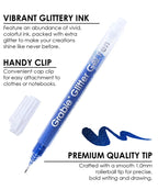 Jumbo Iridescent Glitter Gel Ink Pen Set Of 18