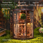 Book Nook DIY Kit – Wisdom Book Repository 3D Miniature