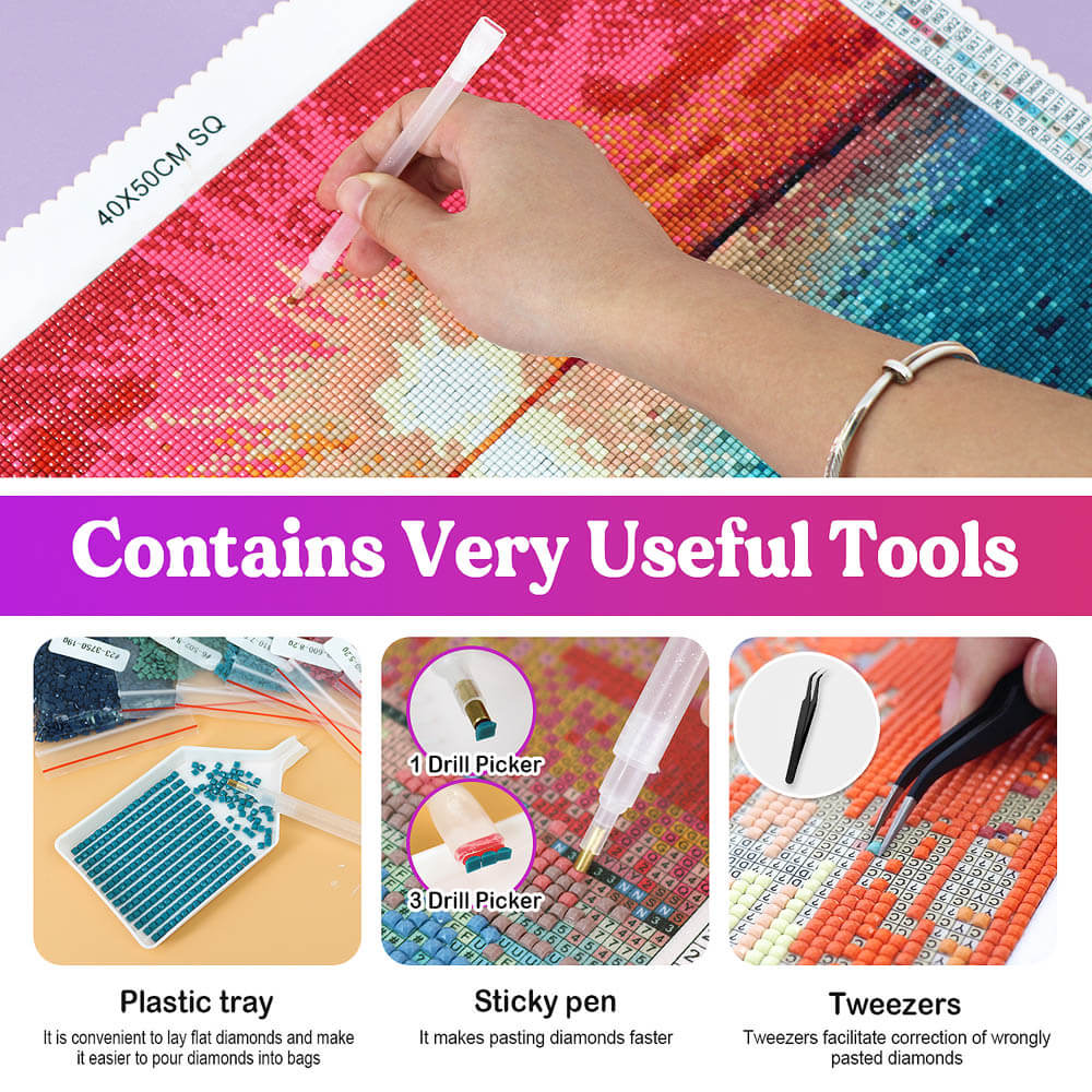 Custom Diamond Painting Kit – Personal Photo or Design