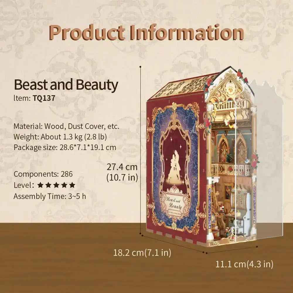 Beauty And Beast DIY Book Nook Kit