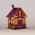 Pumpkin Glow Manor | DIY Halloween Diamond Art House Kit