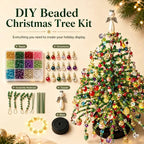 🎄✨ DIY Beaded Christmas Tree Kit – Create Your Own Sparkling Holiday Decoration