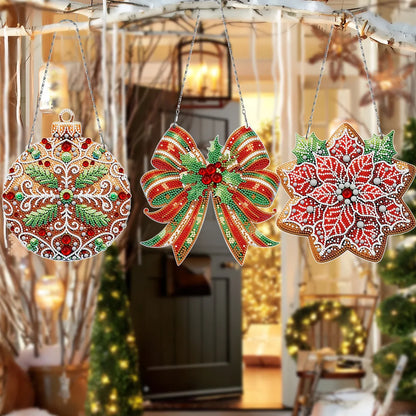 DIY Diamond Painting Christmas Hanging Ornaments