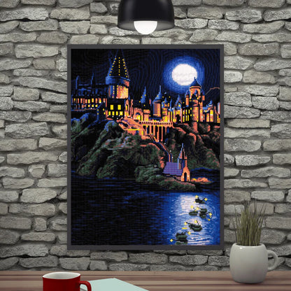 Boats To Hogwarts - Diamond Painting Kit