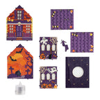 Pumpkin Glow Manor | DIY Halloween Diamond Art House Kit