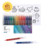 Jumbo Iridescent Glitter Gel Ink Pen Set Of 18