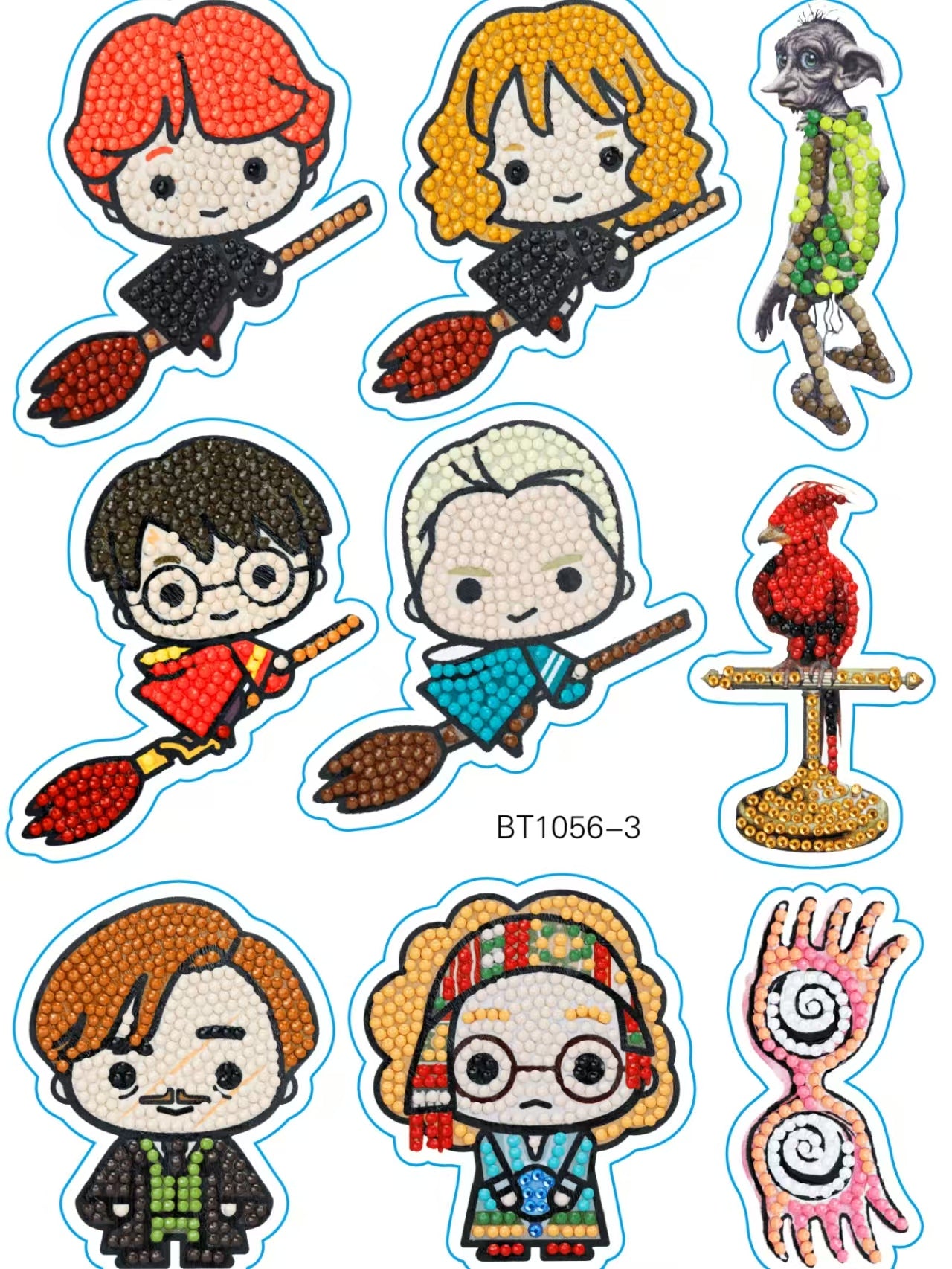 Harry Potter Diamond Sticker Book Refill Stickers