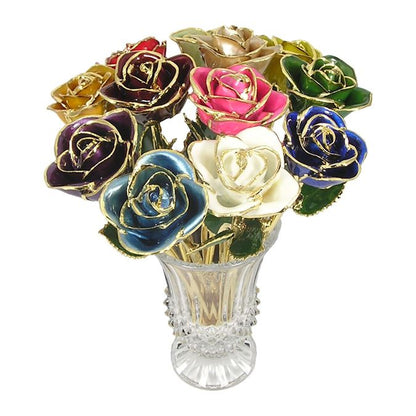 24K Gold Dipped Rose – Forever Love Keepsake