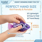 Swimming Robot Fish – LED Light Up Interactive Toy for Water
