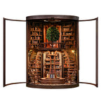 Book Nook DIY Kit – Wisdom Book Repository 3D Miniature