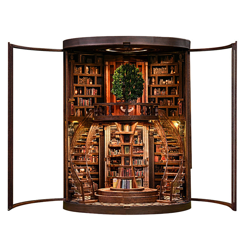 Book Nook DIY Kit – Wisdom Book Repository 3D Miniature