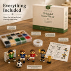 3D Beaded Soccer DIY Kit – Handmade Football Beading Craft Set