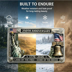 USA 250 Year Commemorative License Plate Frame – Patriotic Vehicle Decor