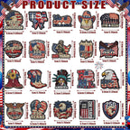 20PCS Patriotic Diamond Painting Magnet Kit – USA 250th Anniversary Edition