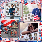 20PCS Patriotic Diamond Painting Magnet Kit – USA 250th Anniversary Edition