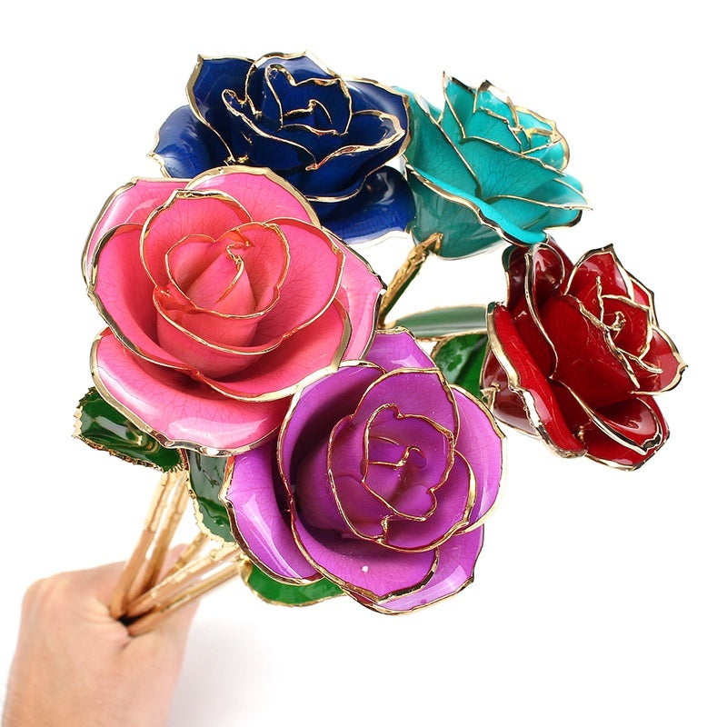 24K Gold Dipped Rose – Forever Love Keepsake
