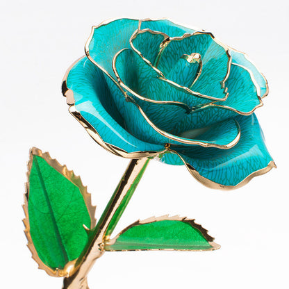 24K Gold Dipped Rose – Forever Love Keepsake