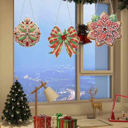 DIY Diamond Painting Christmas Hanging Ornaments