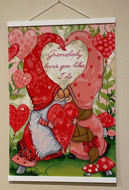Valentine Gnomes Diamond Painting Kit