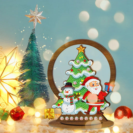 🎄✨ Santa & Snowman 3D Christmas Diamond Painting