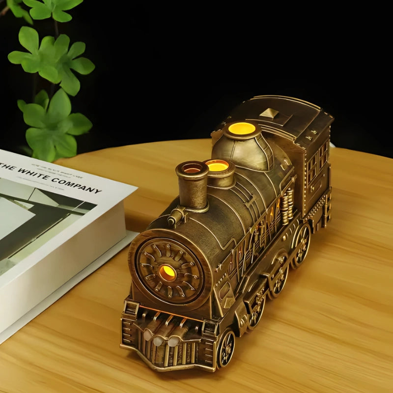 Steam Locomotive Humidifier – Retro Train Mist Diffuser with Ambient Light