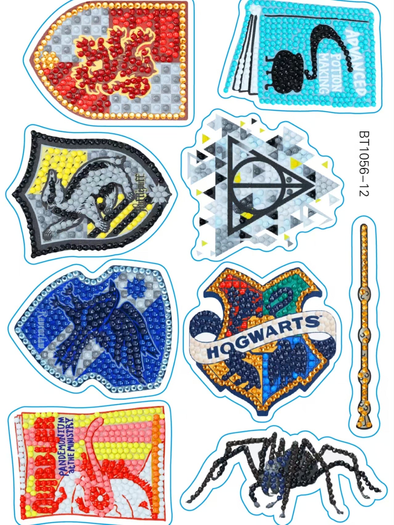 Harry Potter Diamond Sticker Book Refill Stickers