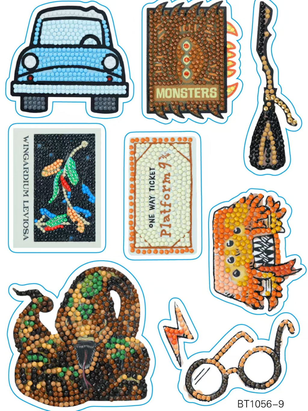 Harry Potter Diamond Sticker Book Refill Stickers