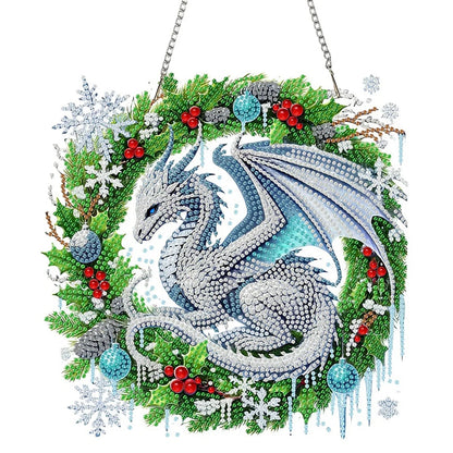 DIY Acrylic Diamond Painting Hanging Christmas Ornament