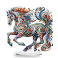 5D DIY Special Shape Diamond Painting Desk Ornament Horse Decor Kit