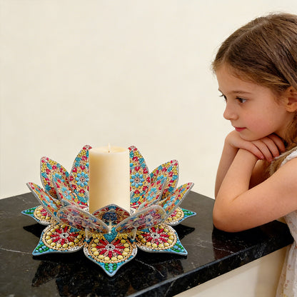 DIY Diamond Painting Lotus Tray Decoration Kit