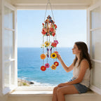 DIY Diamond Painting Double Sided 3D Wind Chime Pendant Hanging Kit