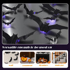 LED Halloween 3D Light-Up Wall Decor – Spooky Indoor Party Decorations